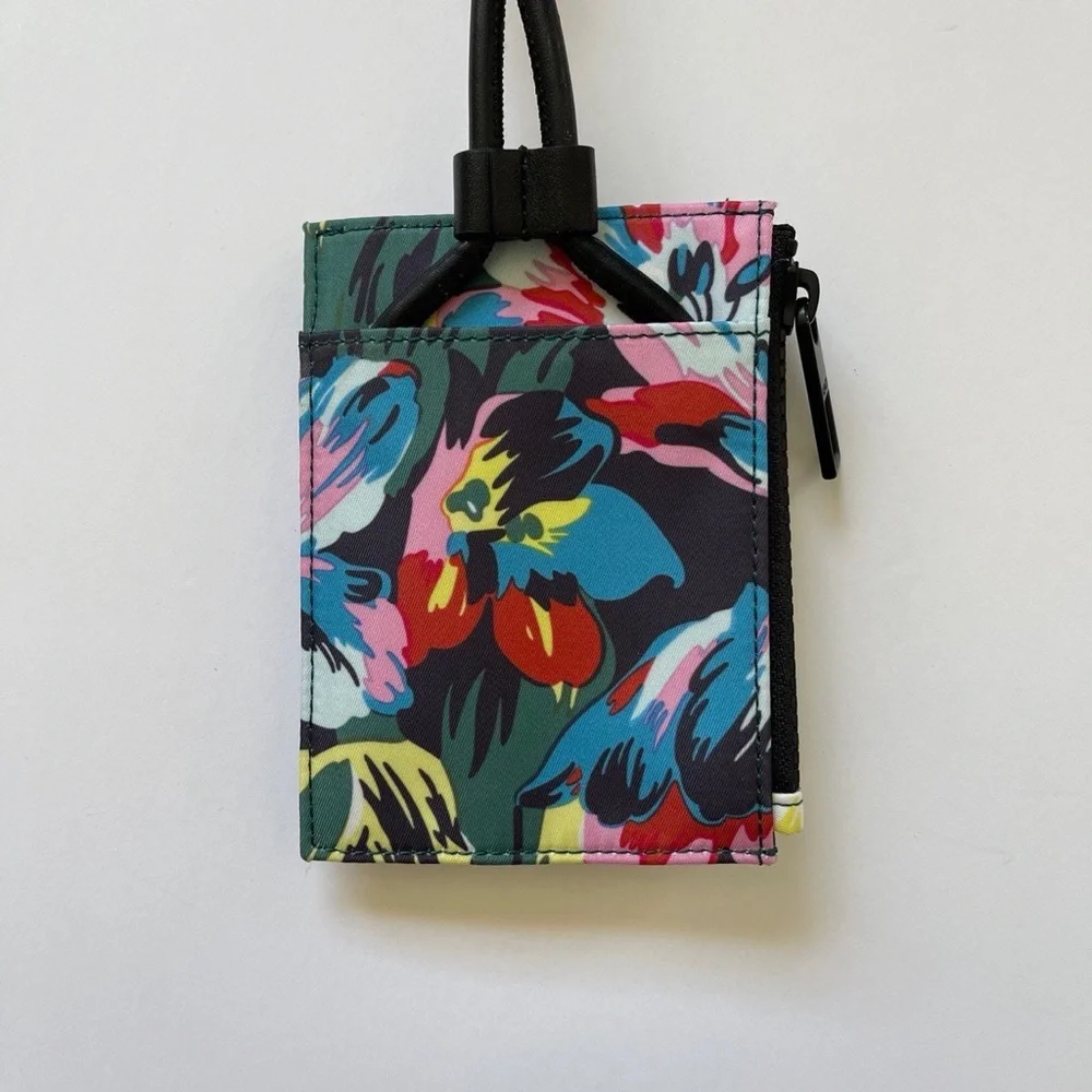 Kenzo X Vans floral-print lanyard pouch wallet